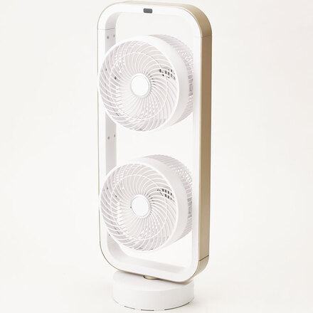 AL COLLE マルチファン 2連タイプ ホワイト ALF-2001/W