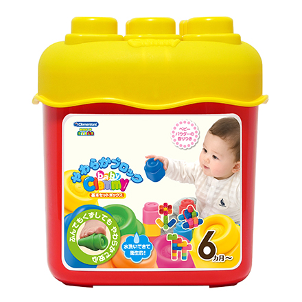 Clementoni ベビークレミー やわらかブロック 基本セットボックス