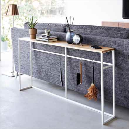 tower タワー ソファー裏コンソールテーブル ホワイト 2026