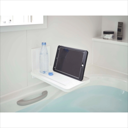 tower タワー マグネットバスルーム 折り畳み棚 ホワイト 5532