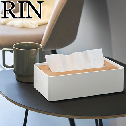 RIN リン 蓋付きコンパクトティッシュケース ナチュラル 10605