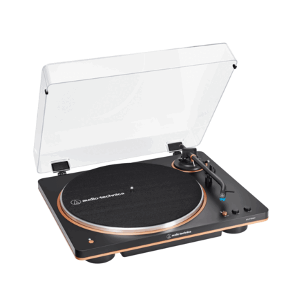 オーディオテクニカ フルオートワイヤレスターンテーブル ブラック/ブロンズ AT-LP70XBT BZ