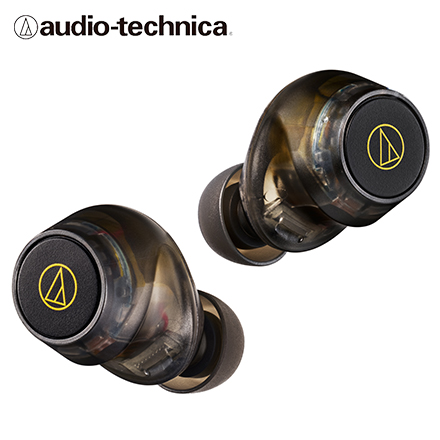 オーディオテクニカ ノイズキャンセリング フルワイヤレスイヤホン スケルトン ATH-CKS30TW+TBK