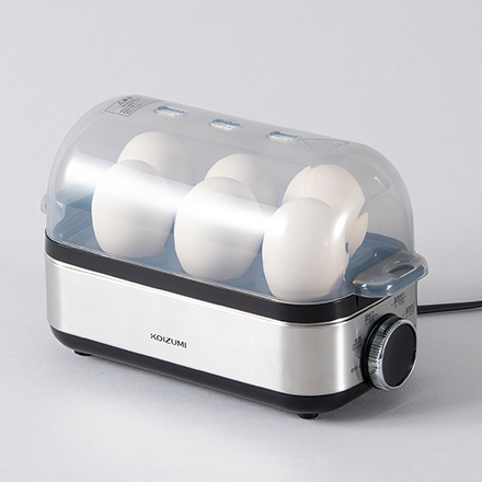 コイズミ エッグスチーマー KES-0402/S シルバー