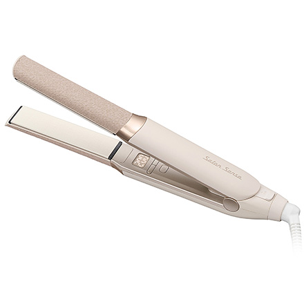 コイズミ Salon Sence マイナスイオンストレートアイロン KHS-8780 ミストベージュ