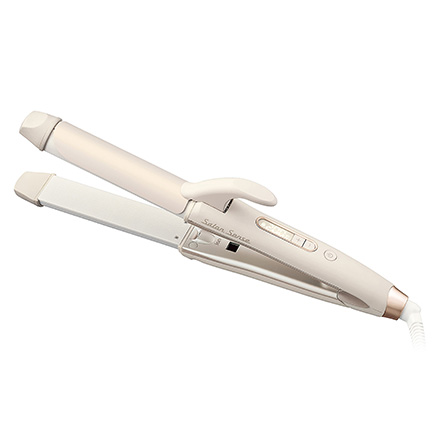 コイズミ Salon Sence マイナスイオン2WAYアイロン KHR-7540 ミストベージュ