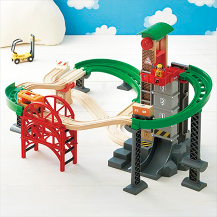 ブリオ BRIO ウェアハウスレールセット 33887