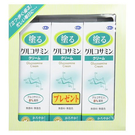 アズマ商事 塗るグルコサミンクリーム 60g 3本入