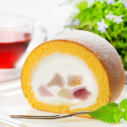 季節のフルーツロールケーキ 16cm アンジュブラン監修 ロールケーキ