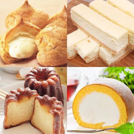人気 スイーツセット2026 カヌレ チーズケーキ シュークリーム ロールケーキ スイーツ 洋菓子 セット