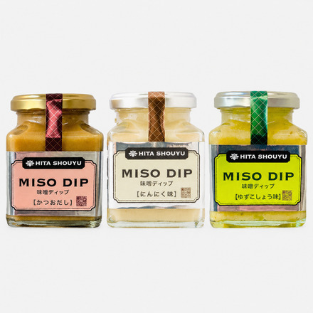 日田醤油 ディップ MISO DIP3種セット