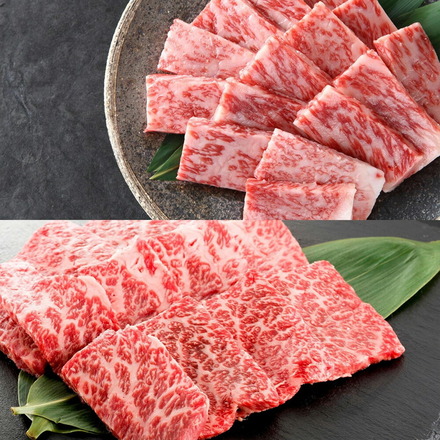 A4-5等級 鹿児島黒牛 特選 焼肉セット 厚切り 【 上カルビ 上ロース 】300g 焼肉 セット