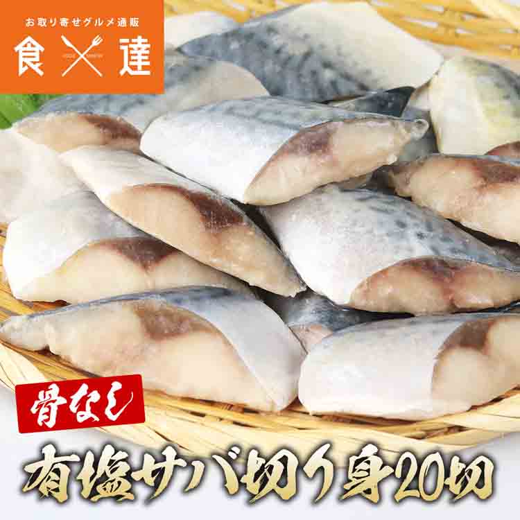 さば 骨取り 有塩 切り身 600g(30g×20切) 冷凍 骨なし 鯖 サバ
