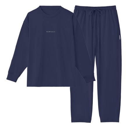 MTG NEWPEACE Recovery Wear Sleep Set ネイビー Mサイズ WS-AS-21B-M