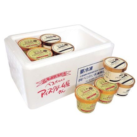 べつかいのアイスクリーム屋さん （プレミアムミルクリッチ・プレミアムミルクリッチめろん） 12個セット