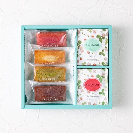 フィナンシェ&ウェッジウッド ワイルドストロベリーティーバッグアソート 9個 WWL-02A