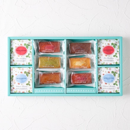 フィナンシェ&ウェッジウッド ワイルド ストロベリーティーバッグアソート 14個 WWL-03A