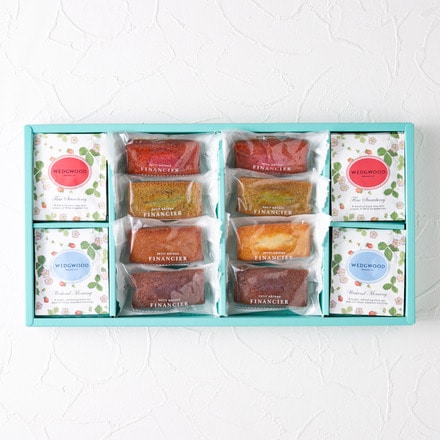 フィナンシェ&ウェッジウッド ワイルドストロベリーティーバッグアソート 18個 WWL-04A