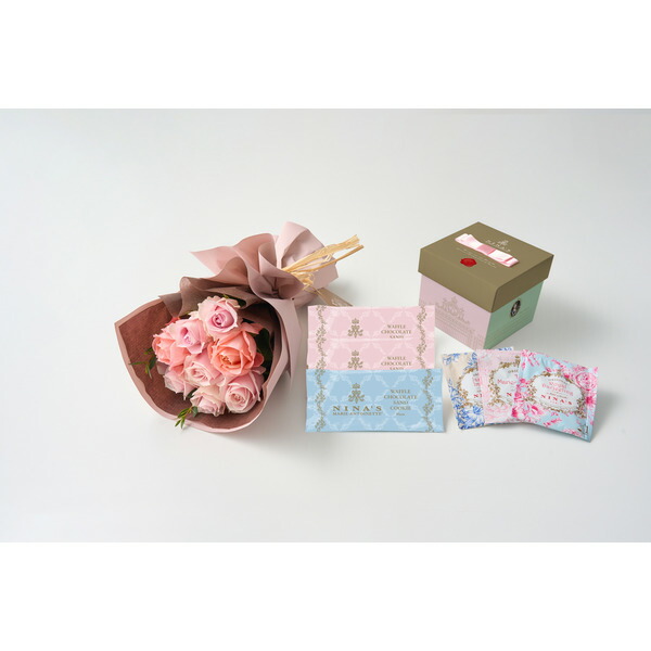 ホシファーム フリルブーケ8本スイート&ニナスシークレットガーデンティータイム 6個 メーカー直送