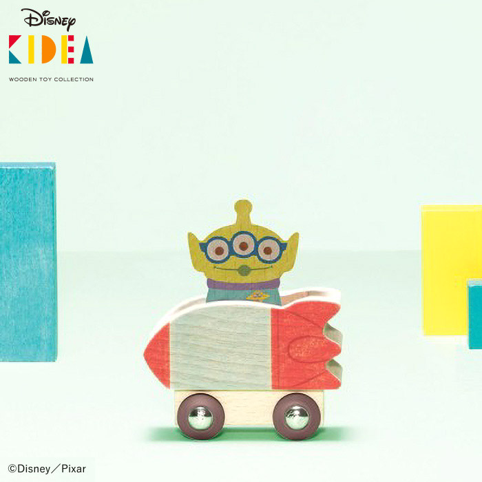 Disney ディズニー KIDEA VEHICLE キディア 積み木 エイリアン リトルグリーンメン トイ・ストーリー ロケット TYKD00508