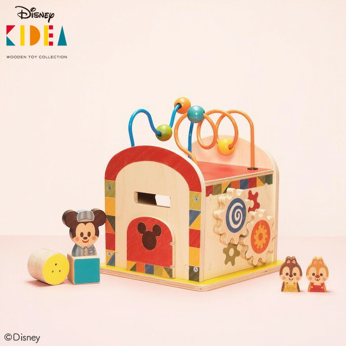 KIDEA BUSY BOX キディア 積み木 ディズニー ミッキー＆フレンズ ミッキー チップとデール 知育玩具 TYKD00603