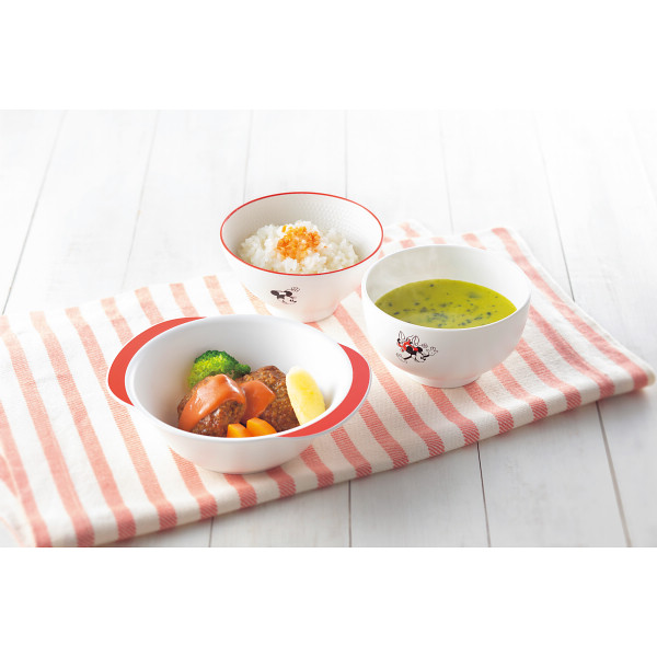 ディズニー　子供食器３点セット ミニー