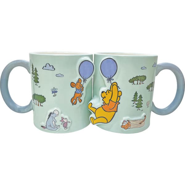 ディズニー　くまのプーさん　ペアマグ　森の仲間