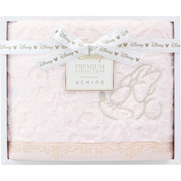 ディズニー　プレミアム　フェイスタオル ピンク