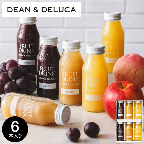 DEAN & DELUCA ディーンアンドデルーカ フルーツドリンクアソート 6pcs