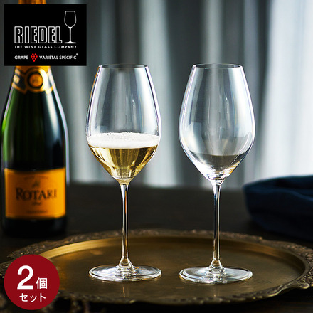 リーデル・ヴェリタス シャンパーニュ・ワイン・グラス/甲州(2個入) 6449/28 食洗機対応