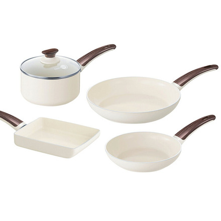 グリーンパン GREENPAN ウッドビー フライパン・エッグパン・ソースパン 4点セット