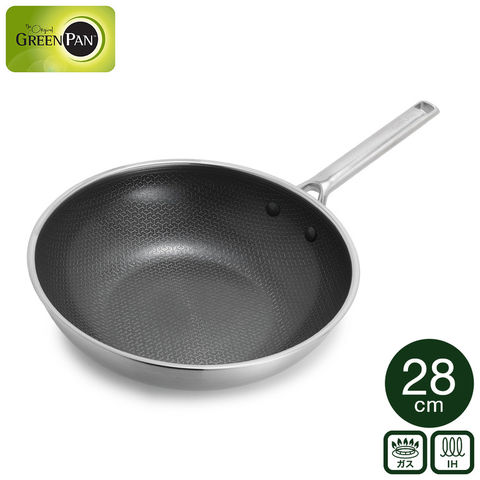 グリーンパン エーペックス ウォックパン 28cm CC010631-104