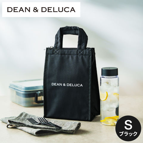 DEAN & DELUCA ディーンアンドデルーカ クーラーバッグ S ブラック 保冷 自立ファスナー付き 保冷バッグ