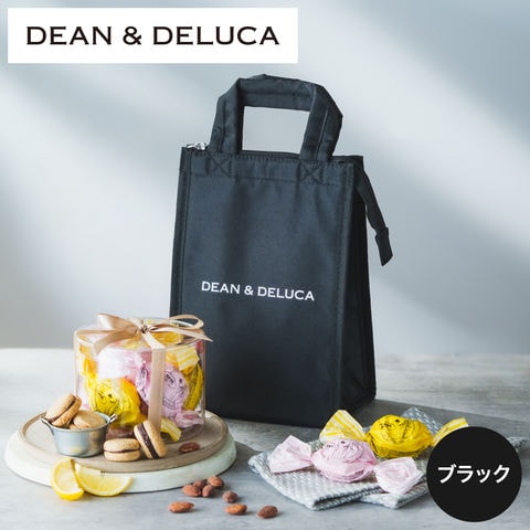 DEAN & DELUCA ディーンアンドデルーカ クーラーバッグSとチョコサンドクッキーのセット パスティチェリア リッパ バーチ・ディ・ダーマ 保冷バッグ / クーラーバッグ（ブラック）セット