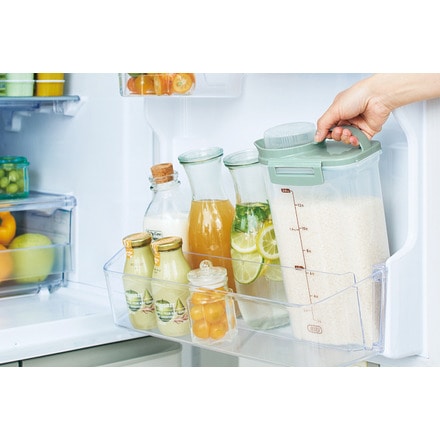 Toffy トフィー 冷蔵庫用ライスストッカー 2.4kg　K-KU7-PA