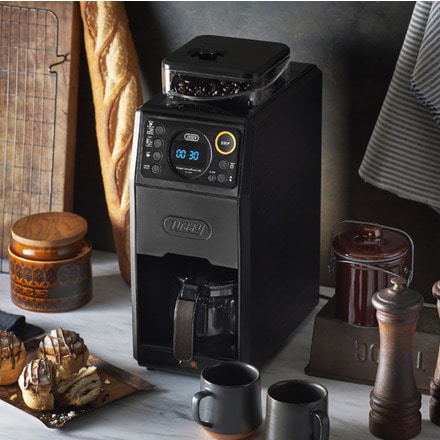 Toffy トフィー 全自動 ミル付 カスタムドリップ コーヒーメーカー リッチブラック K-CM9-RB