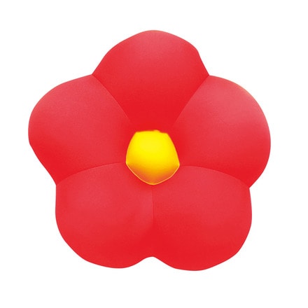 MOGU モグ フラワー クッション レッド