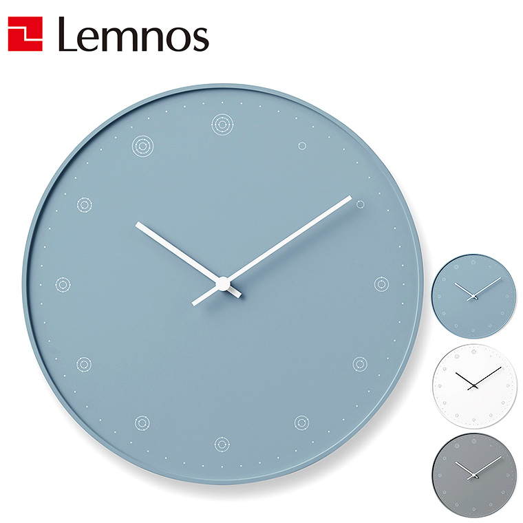 タカタレムノス Lemnos レムノス molecule モレキュール 掛け時計 ホワイト NL17-02-WH