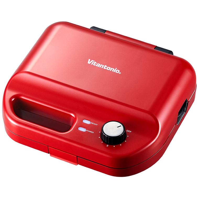 ビタントニオ ワッフルメーカー Vitantonio ワッフル＆ホットサンドベーカー レッド VWH-50 / ホットサンドメーカー