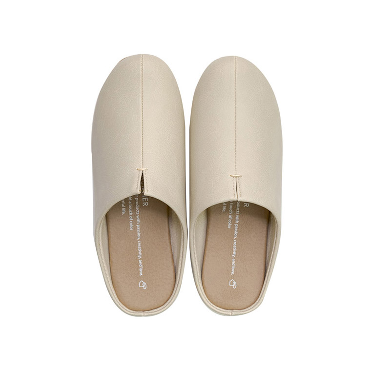 room's ルームズ スリッパ ルームシューズ アイボリー L(25cm-27cm)サイズ FR-0002IV