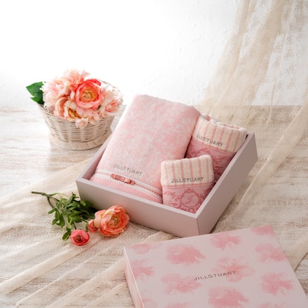 ジルスチュアート タオル ギフト JILLSTUART エレガンスフルール タオルセット バスタオル・フェイスタオル2枚