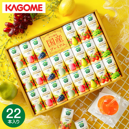 KAGOME カゴメ 野菜生活ギフト 国産プレミアム 22本 YP-50S