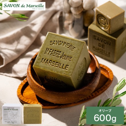 サボン ド マルセイユ 石けん 無香料タイプ 600g オリーブ