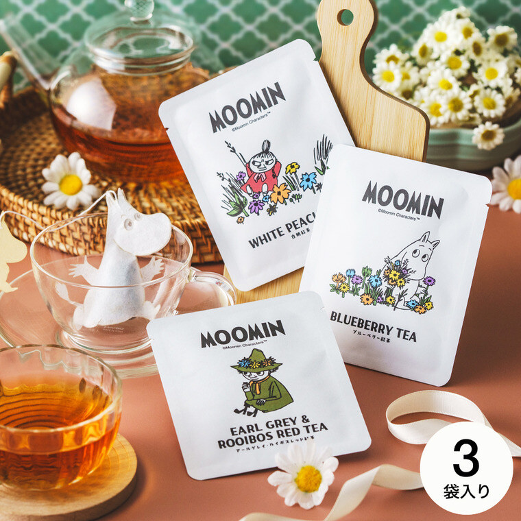 紅茶 ギフト ムーミン ティーバッグ 紅茶セット 3袋 MMNT-15 MOOMIN お茶 茶葉 ティーパック フレーバーティー