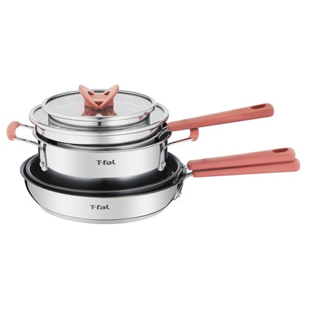 T-fal ティファール 鍋 4点セット 27，21，17ｃｍ【お買得 美品