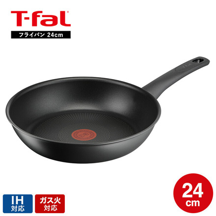 ティファール T-fal IHインスパイア ジェットグレー フライパン 24cm G30404 IH対応 ガス火対応