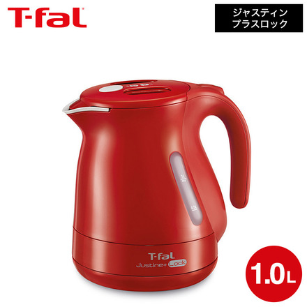 ティファール T-fal 電気ケトル ジャスティン プラス ロック レッド 1.0L KO4415JP