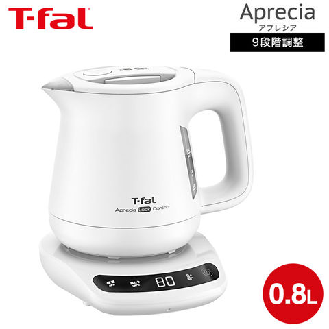 ティファール T-fal 電気ケトル アプレシア ロック コントロール 0.8L ホワイト KO8601J0