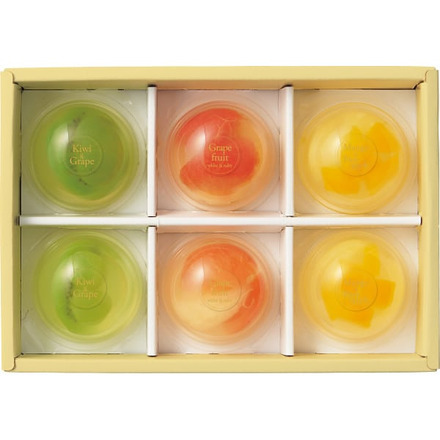 ザ・スウィーツ　フルフルフルーツゼリー 6個 3種×2個