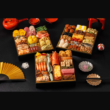 冷凍おせち 4～5人前 博多久松 和洋折衷本格料亭おせち「博多祝」特大8寸三段重【販売終了日：2025月12月10日】